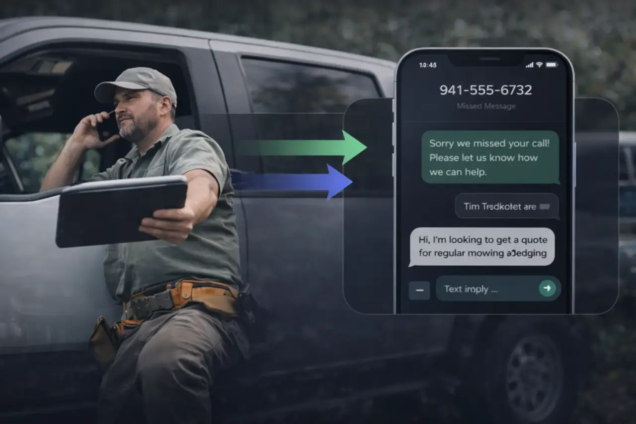Landscaping call-back workflow preview
